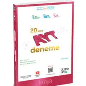 Kimya 20 Adet AYT Deneme Sınavı