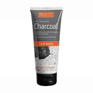 BEAUTY FORMULAS WITH ACTIVATED CHARCOAL CLAY MASK 100 ML